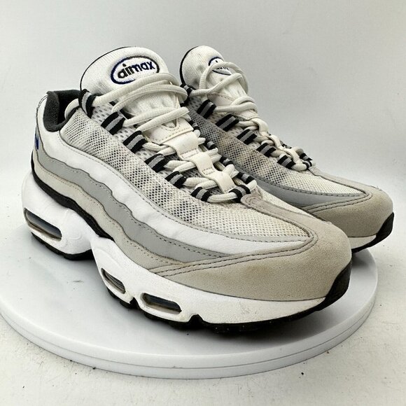 Nike Air Max 95 Recraft GS White Game Royal Grey Youth Shoe CJ3906-103 Size 6.5Y - Picture 4 of 13